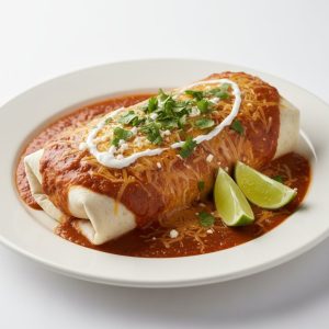 Burrito Mojado con Carne